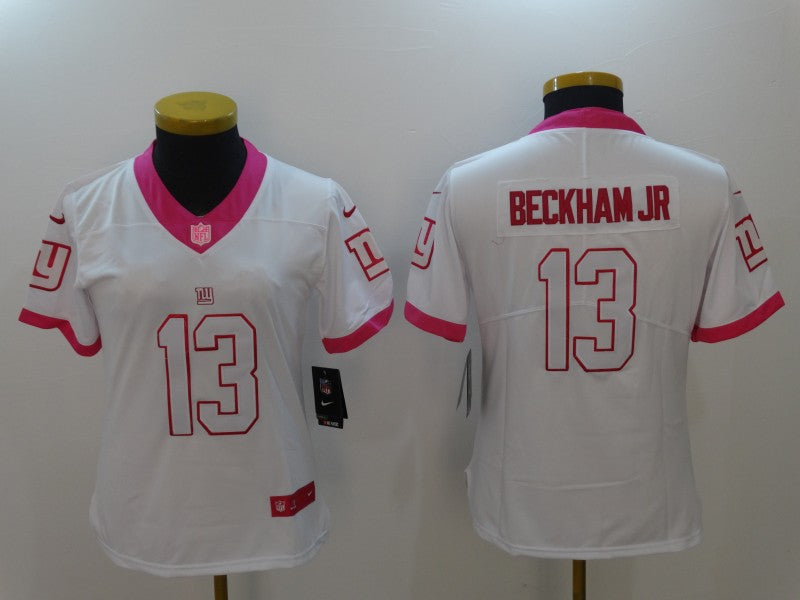 Women New York Giants Odell Beckham Jr. NO.13 Football Jerseys