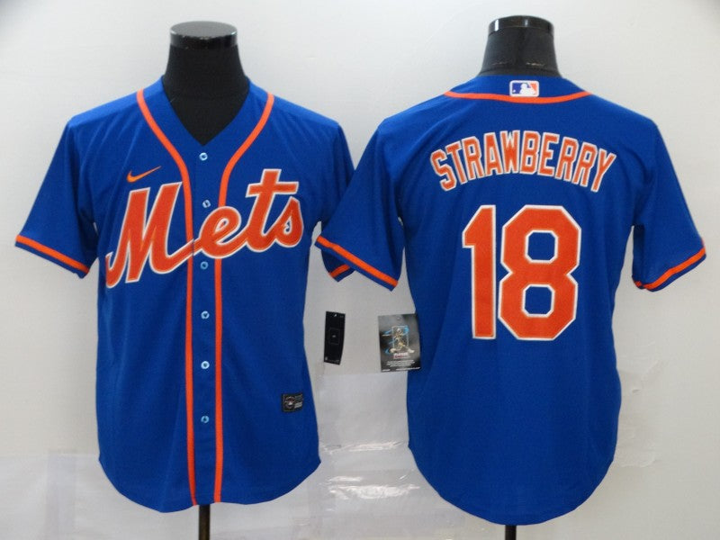 Men/Women/Youth New York Mets Darryl Strawberry #18 baseball Jerseys