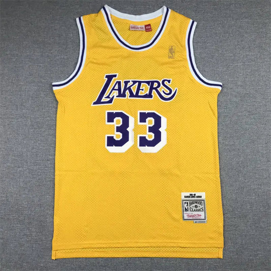 Los Angeles Lakers Kareem Abdul-Jabbar NO.33 Basketball Jersey