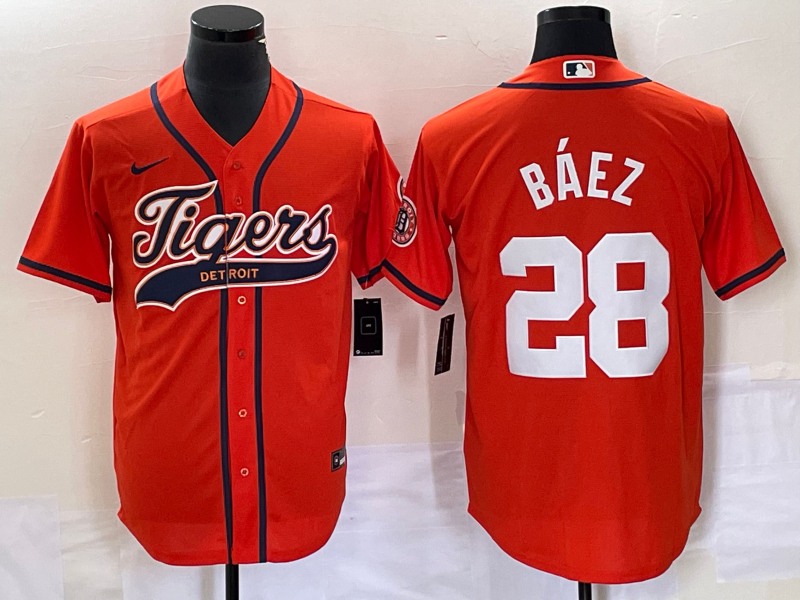 Men/Women/Youth Detroit Tigers Javier Báez NO.28 baseball Jerseys