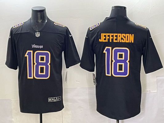 New Season Adult Minnesota Vikings Justin Jefferson NO.18 Football Jerseys