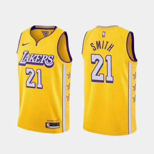 Los Angeles Lakers JR Smith NO.21 Basketball Jersey