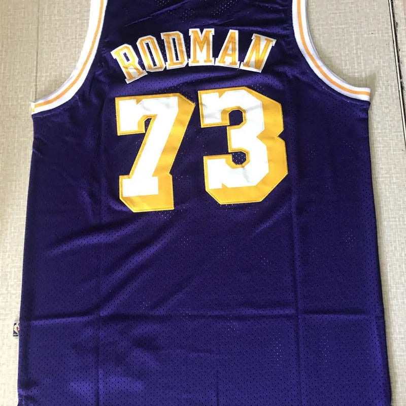 Los Angeles Lakers Dennis Rodman NO.73 Basketball Jersey