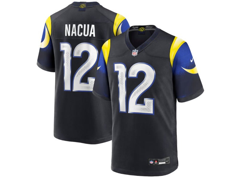 Adult Los Angeles Rams Puka Nacua NO.12 Football Jerseys