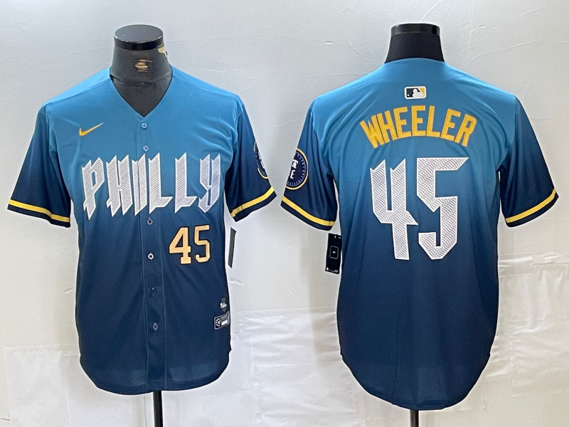 Men/Women/Youth Philadelphia Phillies Zack Wheeler #45 baseball Jerseys
