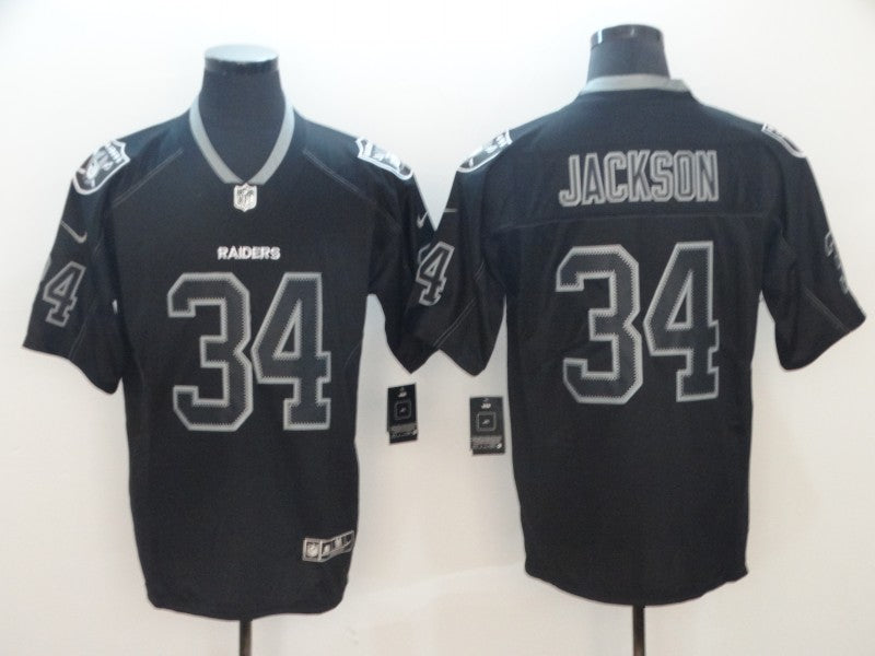 Adult Oakland Raiders Bo Jackson NO.34 Football Jerseys
