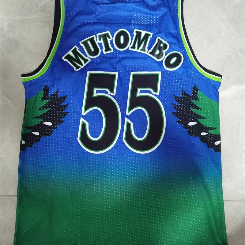 Atlanta Hawks Dikembe Mutombo NO.55 Basketball Jersey