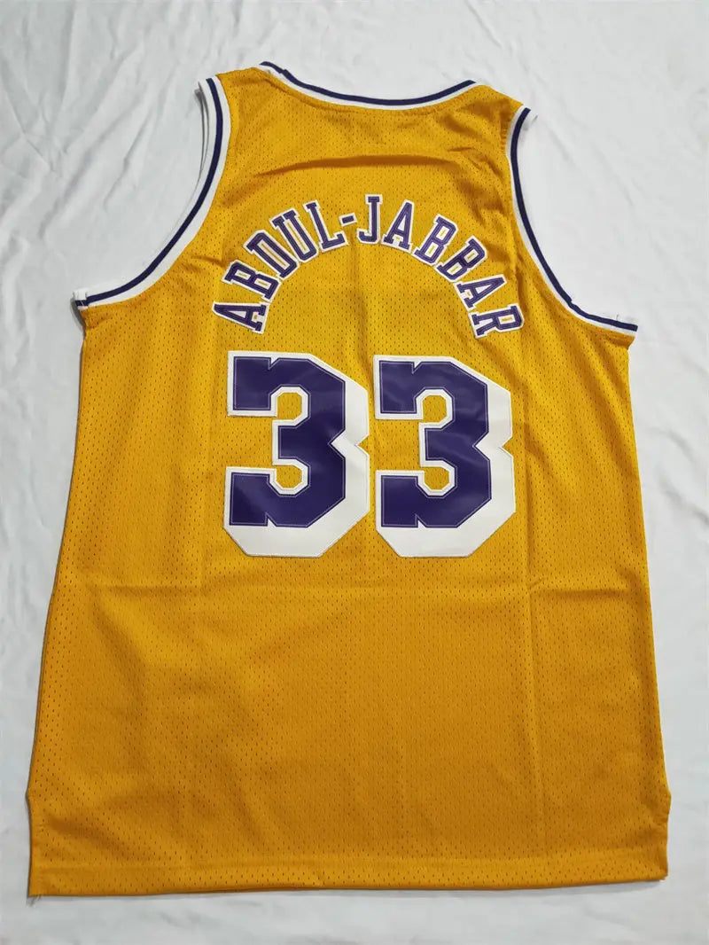 Los Angeles Lakers Kareem Abdul-Jabbar NO.33 Basketball Jersey