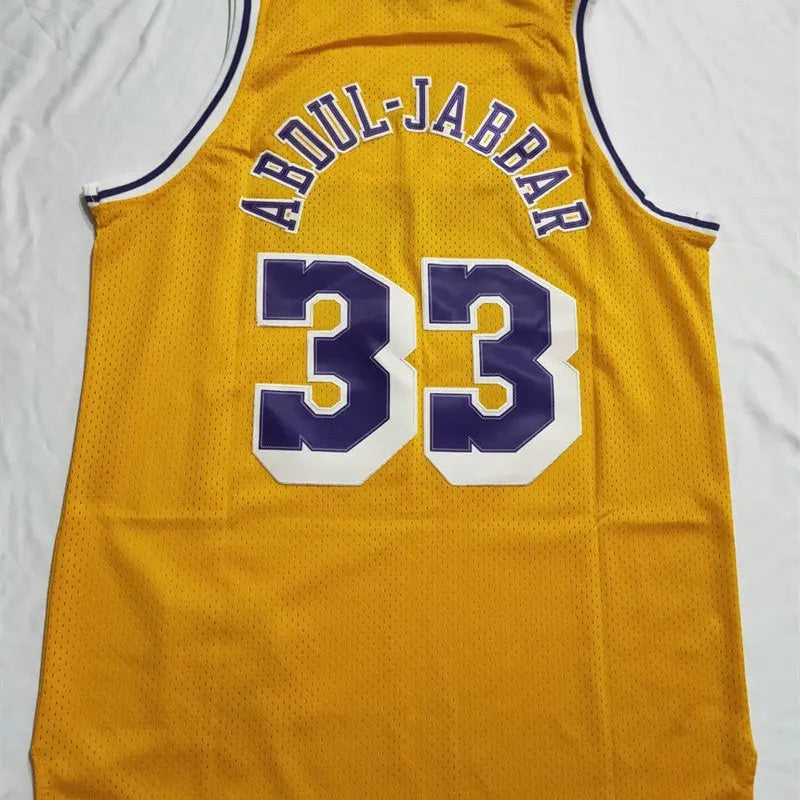 Los Angeles Lakers Kareem Abdul-Jabbar NO.33 Basketball Jersey