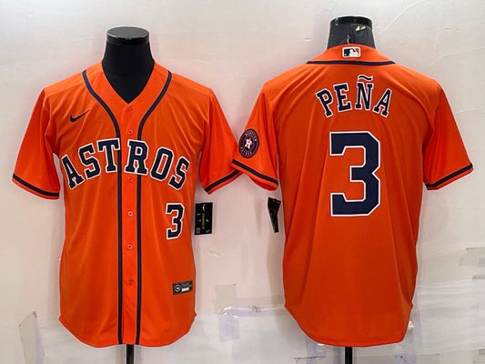 Men/Women/Youth Houston Astros Jeremy Peña #3 baseball Jerseys