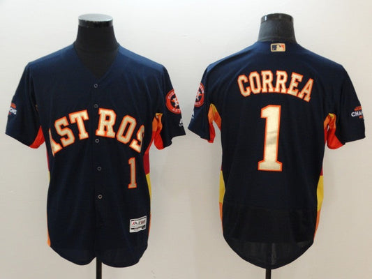 Men/Women/Youth Houston Astros Carlos Correa #1 baseball Jerseys