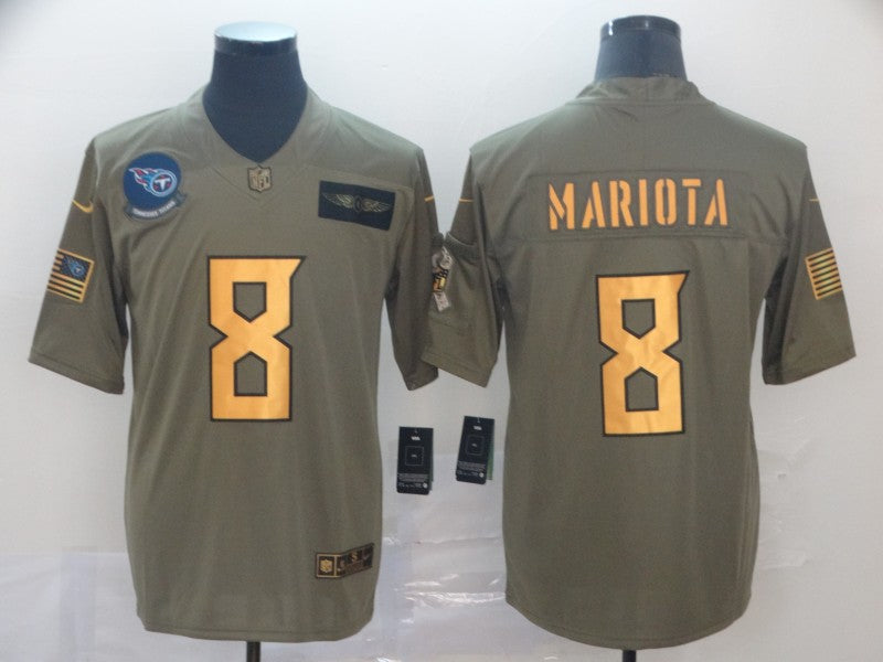 Adult Tennessee Titans Marcus Mariota NO.8 Football Jerseys