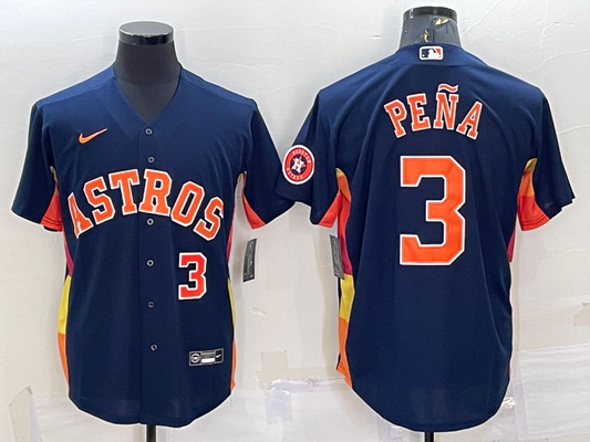 Men/Women/Youth Houston Astros Jeremy Peña #3 baseball Jerseys