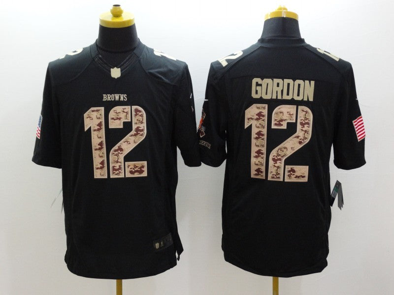 Adult Cleveland Browns Josh Gordon NO.12 Football Jerseys