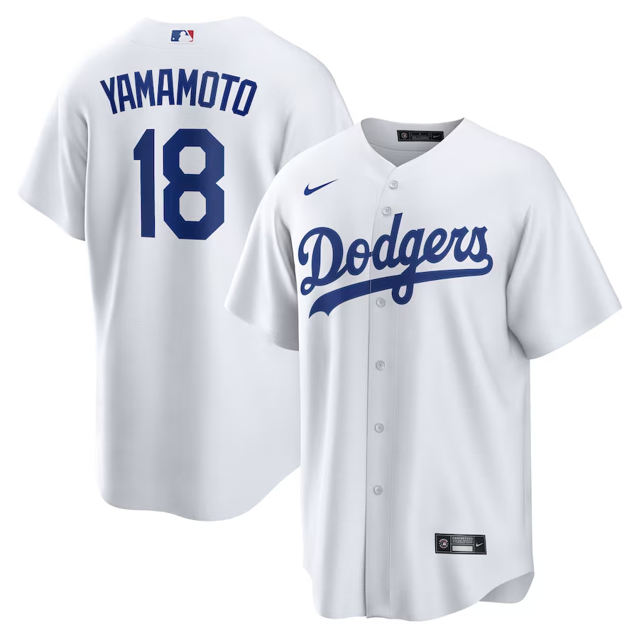 Men/Women/Youth Los Angeles Dodgers Yoshinobu Yamamoto #18 baseball Jerseys