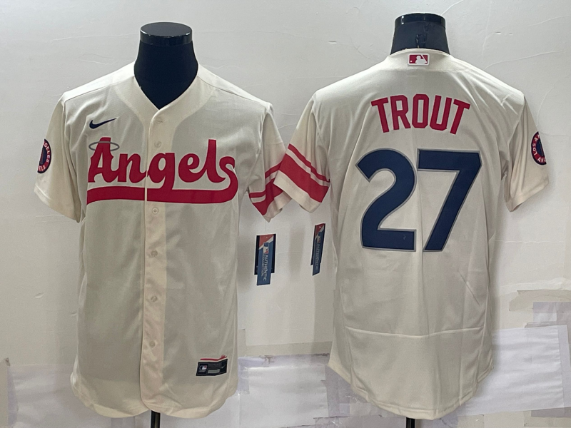 Men/Women/Youth Los Angeles Angels Mike Trout #27 baseball Jerseys