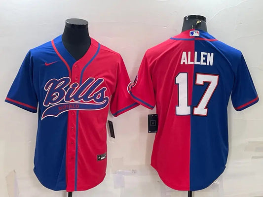 Adult Buffalo Bills Josh Allen NO.17 Football Jerseys