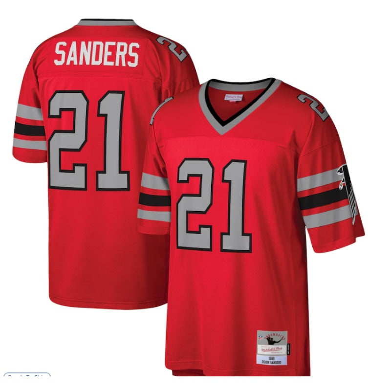 New Season Adult Atlanta Falcons Deion Sanders NO.21 Football Jerseys