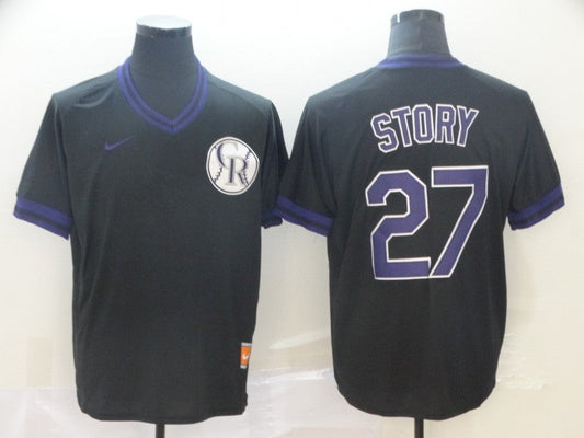 Men/Women/Youth Colorado Rockies Trevor Story #27 baseball Jerseys