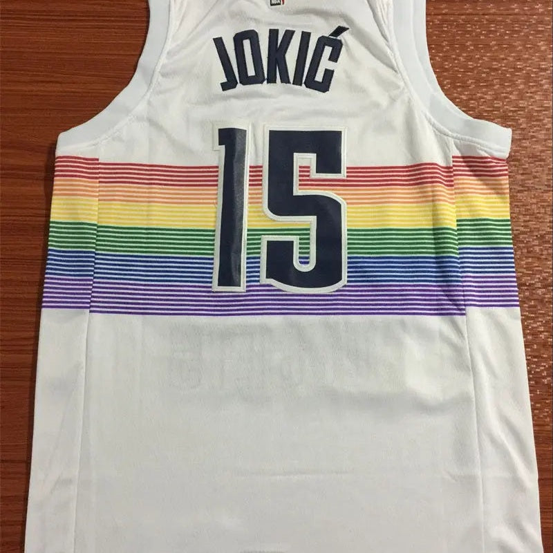 Denver Nuggets Nikola Jokic NO.15 Basketball Jersey