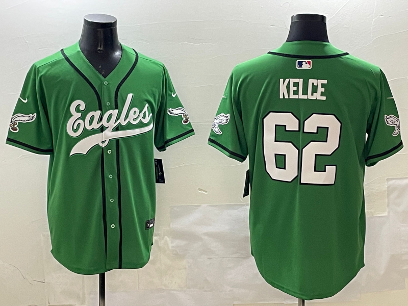 Philadelphia Eagles Jason Kelce No.62 Football Jerseys