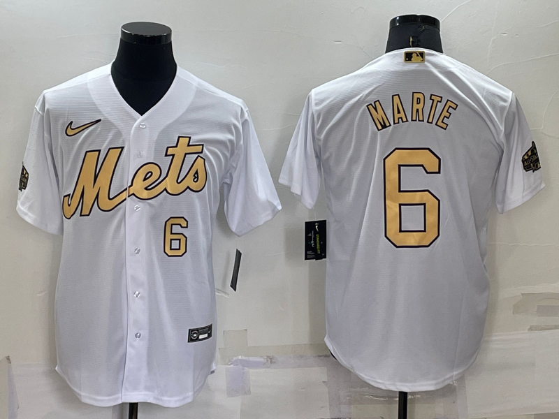 Men/Women/Youth New York Mets Starling Marte #6 baseball Jerseys
