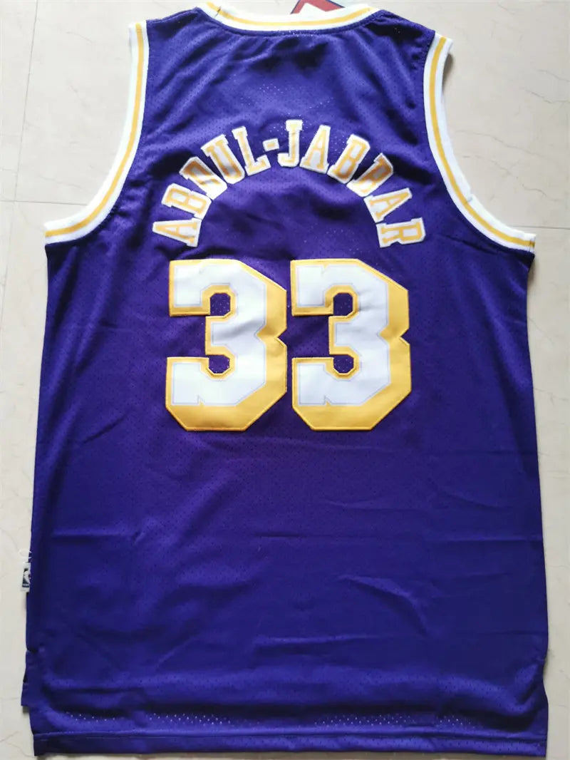 Los Angeles Lakers Kareem Abdul-Jabbar NO.33 Basketball Jersey
