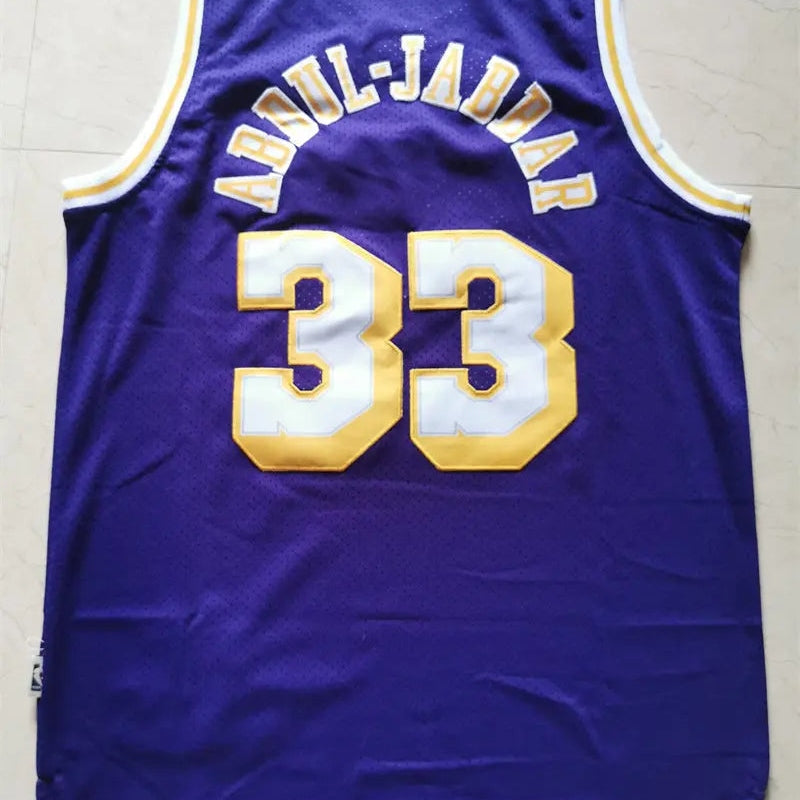 Los Angeles Lakers Kareem Abdul-Jabbar NO.33 Basketball Jersey