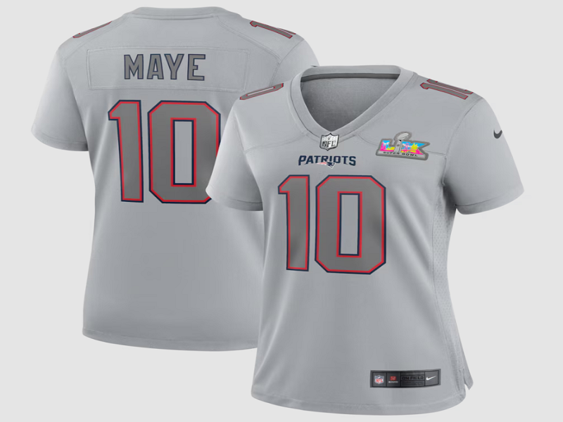 Super Bowl Adult New England Patriots Drake Maye NO.10 black Football Jerseys