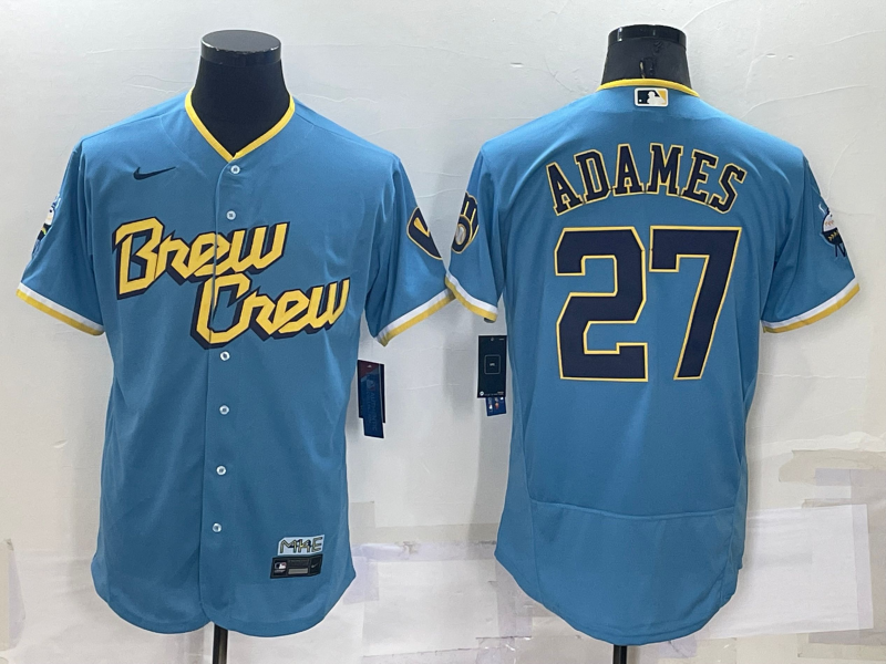 Men/Women/Youth Milwaukee Brewers Milwaukee Brewers #27 baseball Jerseys