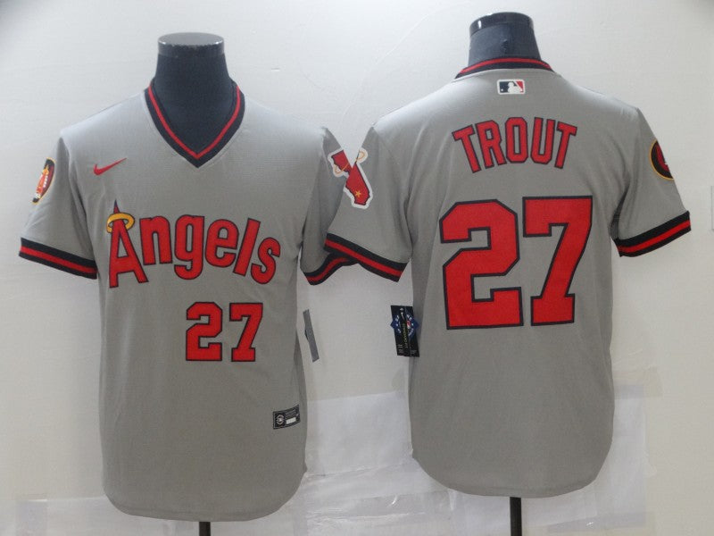 Men/Women/Youth Los Angeles Angels Mike Trout #27 baseball Jerseys