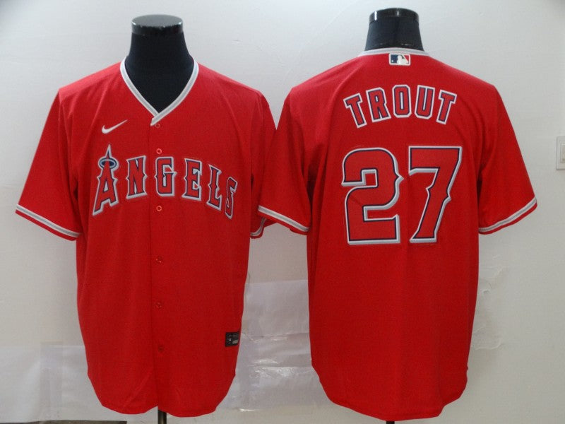 Men/Women/Youth Los Angeles Angels Mike Trout #27 baseball Jerseys