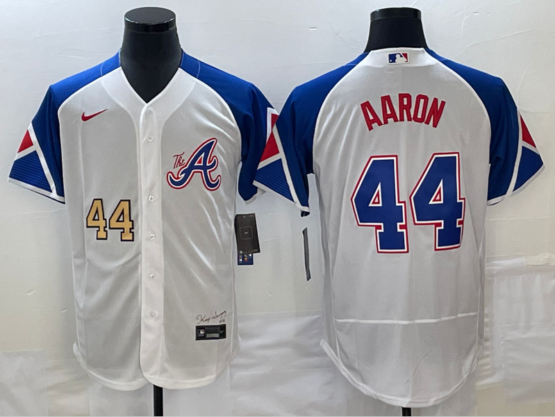 Men/Women/Youth Atlanta Braves Hank Aaron #44 baseball Jerseys