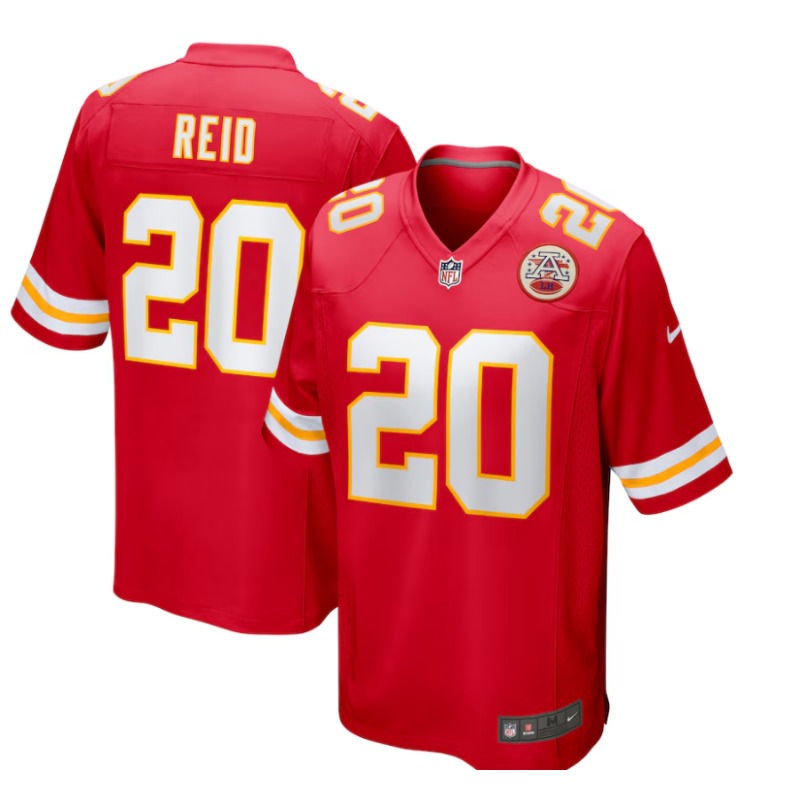 Adult Kansas City Chiefs Justin Reid NO.20 Football Jersey