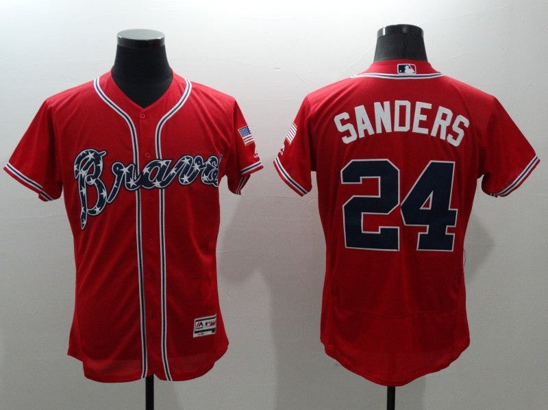 Men/Women/Youth Atlanta Braves Deion Sanders #24 baseball Jerseys
