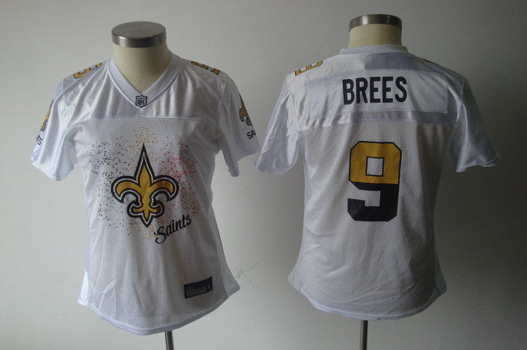 Women's New Orleans Saints Drew Brees NO.9 Football Jerseys