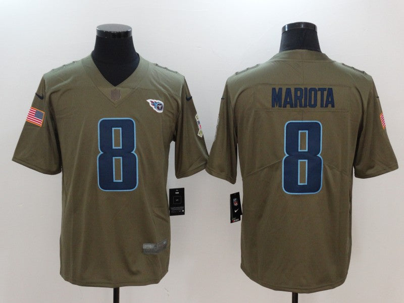 Adult Tennessee Titans Marcus Mariota NO.8 Football Jerseys