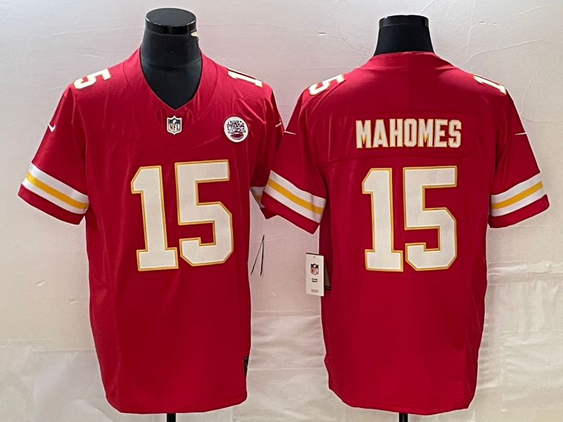 Adult Kansas City Chiefs Patrick Mahomes NO.15 Football Jersey