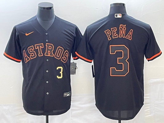 Men/Women/Youth Houston Astros Jeremy Peña #3 baseball Jerseys