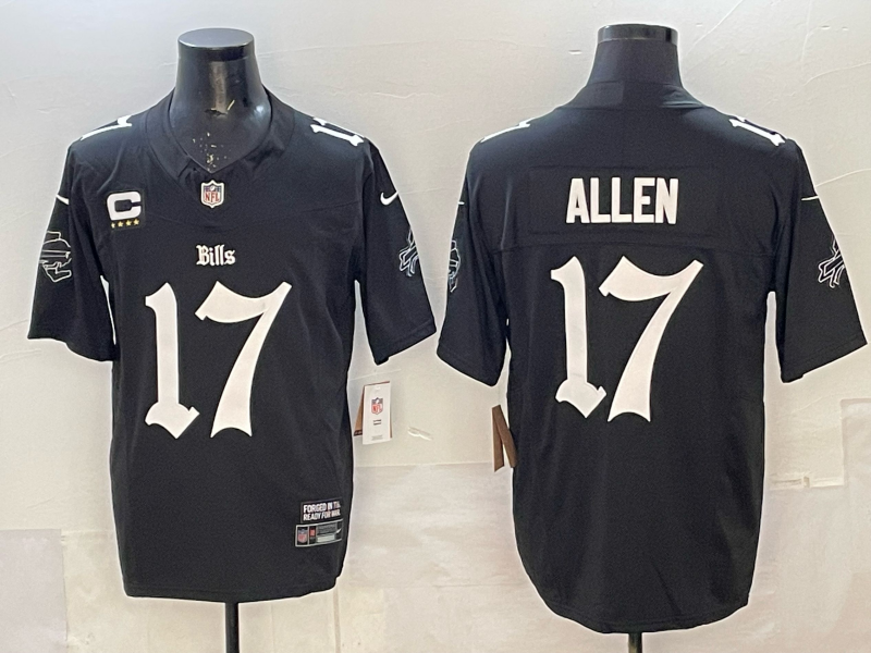new Men's #17 Josh Allen Bills 2025 Rivalry Series Stitched Jersey