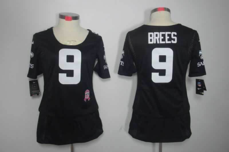 Women's New Orleans Saints Drew Brees NO.9 Football Jerseys