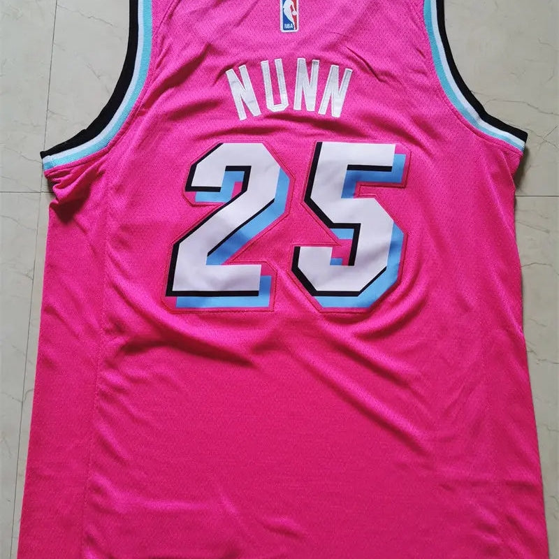 Miami Heat Nunn NO.25 Basketball Jersey