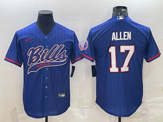Adult Buffalo Bills Josh Allen NO.17 Football Jerseys