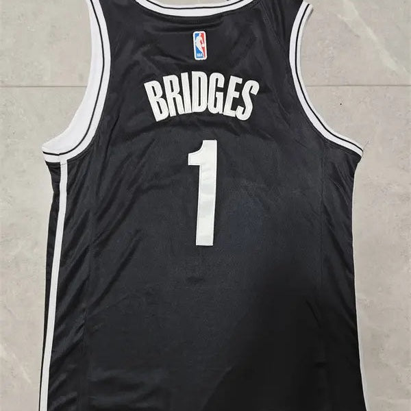 Brooklyn Nets Mikal Bridges NO.1 Basketball Jersey