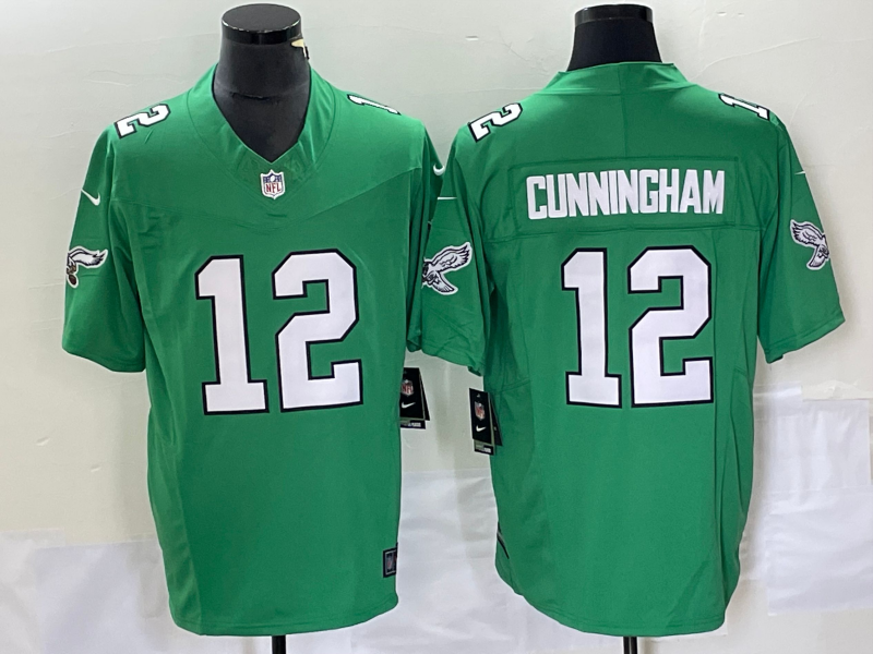 Adult 2023-2024 season Philadelphia Eagles Randall Cunningham NO.12 Football Jerseys