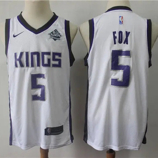 Sacramento Kings Fox NO.5 Basketball Jersey