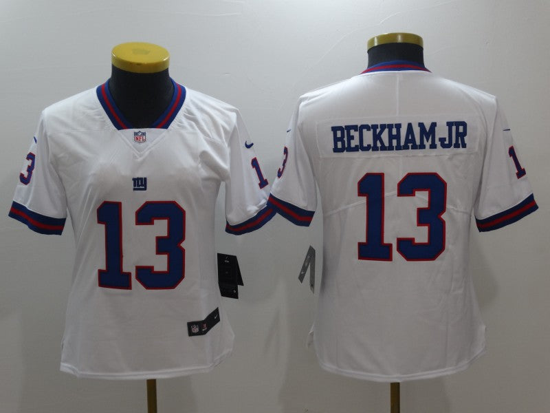 Women New York Giants Odell Beckham Jr. NO.13 Football Jerseys