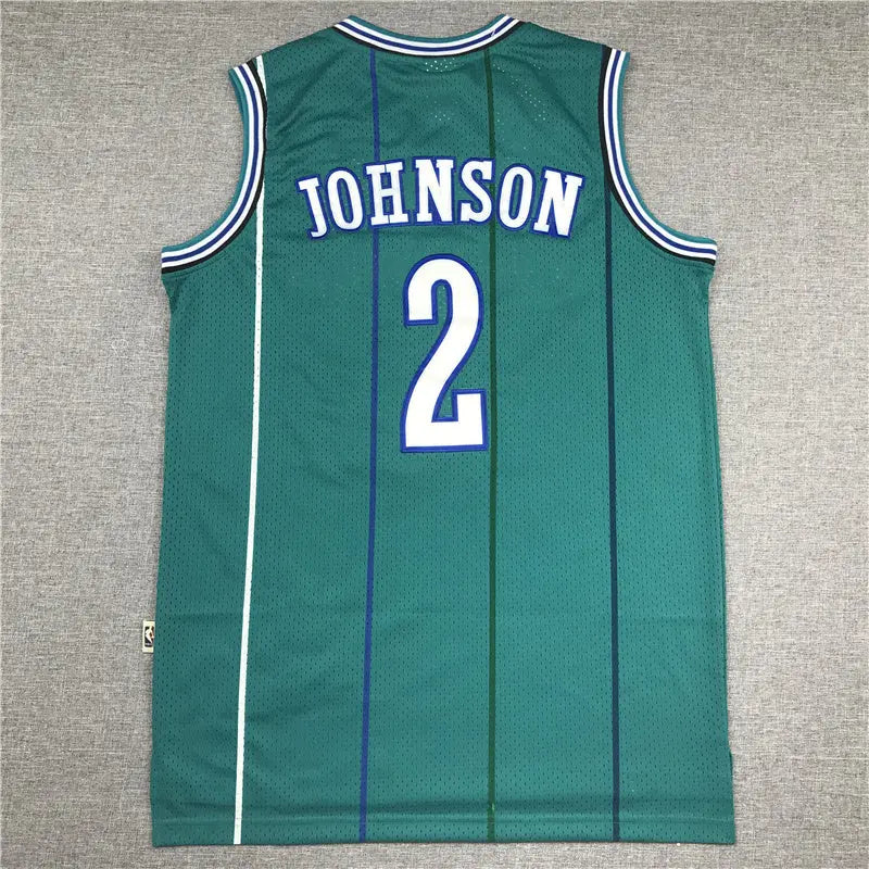 Charlotte Hornets Larry Johnson NO.2 Basketball Jersey