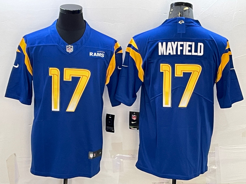 Adult Los Angeles Rams Baker Mayfield NO.17 Football Jerseys