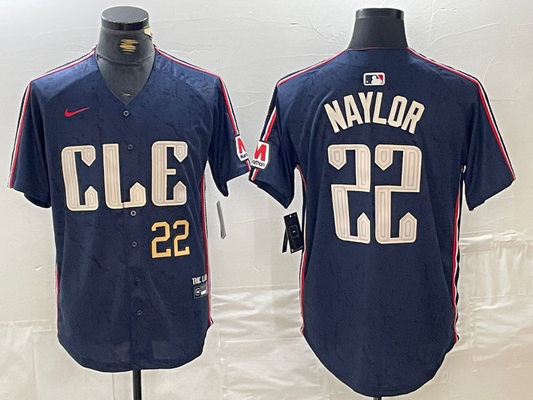 Men/Women/Youth Cleveland Indians Josh Naylor #22 baseball Jerseys
